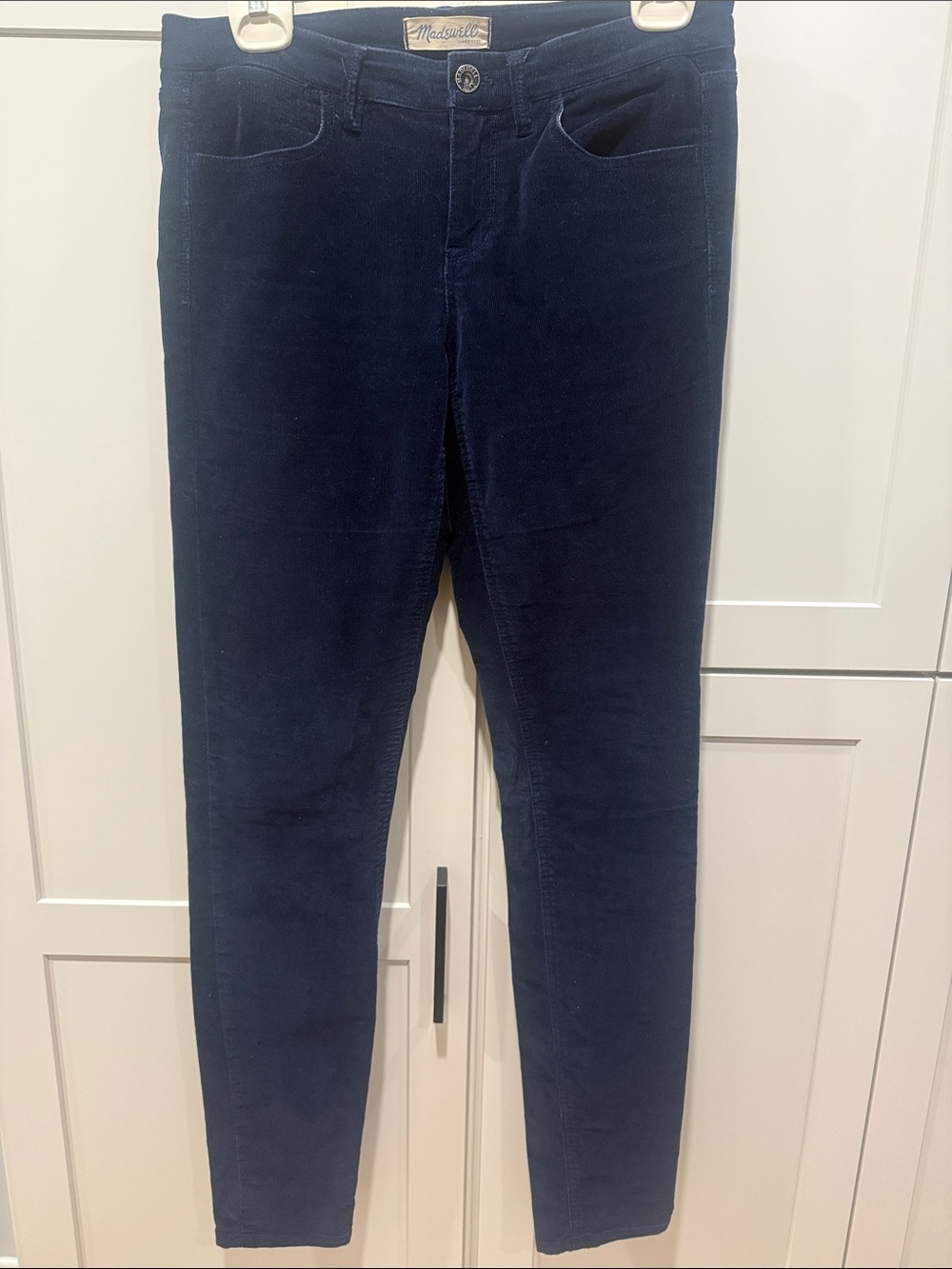 Madewell Woman’s Skinny Corduroy pants - Dark Blue